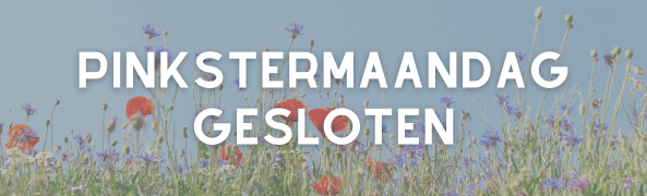 pinkstermaandag gesloten