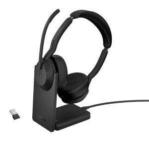 Jabra 25599-999-989 hoofdtelefoon/headset Bedraad en draadloos Hoofdband Kantoor/callcenter Bluetooth Oplaadhouder Zwart - 0