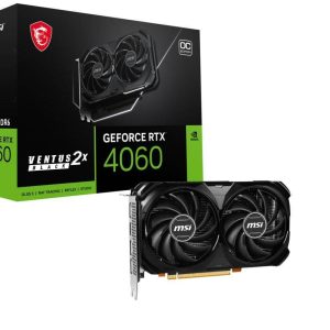 MSI GEFORCE RTX 4060 VENTUS 2X BLACK 8G OC videokaart NVIDIA 8 GB GDDR6 - 0