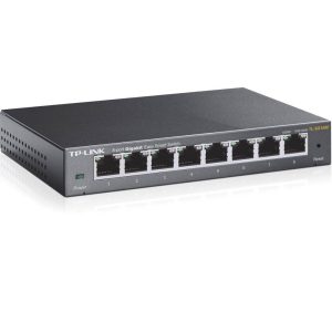 TP-Link TL-SG108E Managed L2 Gigabit Ethernet (10/100/1000) Zwart - 0