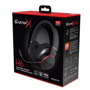 Creative Sound BlasterX H6 USB-gaming-headset 7.1 Surround - 0