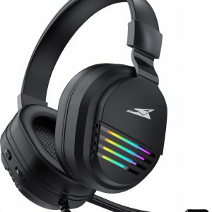 Baracuda PEARL RGB | On-Ear Gaming Headset 3,5mm en USB | Zwart - 0