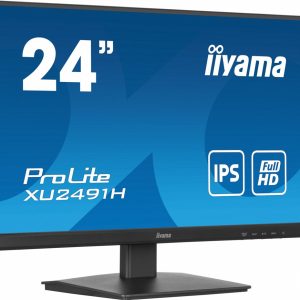 Iiyama ProLite XU2491H-B1 | 23,8″ | 1920×1080 IPS | 100 Hz | HDMI + DisplayPort | Full HD Monitor - 0