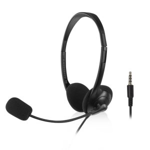 ACT AC9330 | On-Ear Headset met Microfoon | Zwart - 0