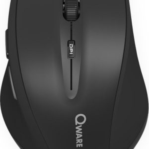 QWARE Wireless Mouse Bolton Zwart - 0