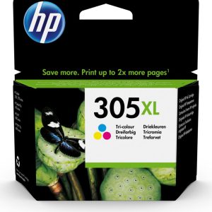 HP 305XL | Originele High-Capacity Drie-Kleuren Inktcartridge - 0