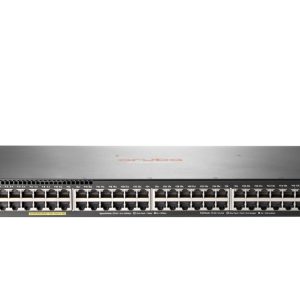 HPE Aruba 2930F 48G PoE+ 4SFP+ | Refurbished Silver L3 Managed Switch | 48x Gigabit PoE+ | 4x SFP+ | 370W PoE Budget | 1U Rackmount | Grijs - 0