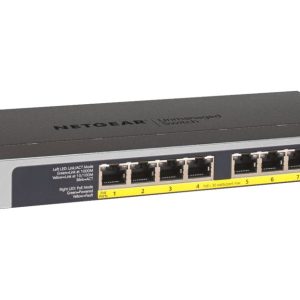 NETGEAR GS108LP | Unmanaged Switch | 8 Poorten | Gigabit Ethernet (10/100/1000 Mbps) | 8x PoE+ (60W) | FlexPoE | Fanless | 1U Rackmount - 0