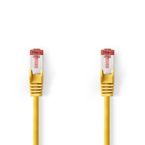 Nedis netwerkkabel | Cat6 | S/FTP (S-STP) | 0,25 m | Geel | CCGP85221YE025 - 0