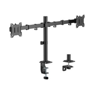 Sbox Desktop Dual Arm | Monitorarm 17 tot 32 inch | VESA 75x75 en 100x100 | 2x Max. 9 kg - 0