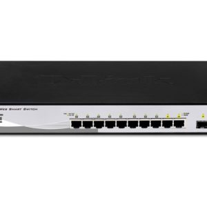 D-Link DGS-1210-10 | 10-poorts Gigabit Smart Switch | 8 RJ45 + 2 SFP | VLAN/QoS | Web/CLI-beheer - 0