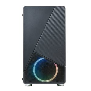 Azza Noir 130 RGB | Micro Tower Case | Zwart - 0