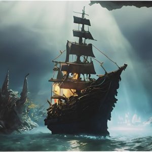Baracuda GHOSTSHIP | Gaming Mousepad | 75x35cm | Anti-slip - 0