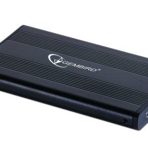 Gembird EE2-U2S-5 | USB 2.0 2.5" SATA HDD Behuizing | Aluminium | Mini-USB - 0