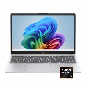 HP OmniBook 3 NGAI | 15.6" Full HD IPS Touch | AMD Ryzen AI 5 330 | 16GB DDR5 | 512GB SSD | Windows 11 Home | Zilver - 0